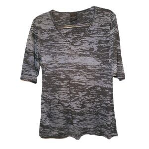 Sledge Y2K Black and Gray Short Sleeve Tee Shirt Size XL